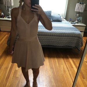 Peach formal mini dress by Guess